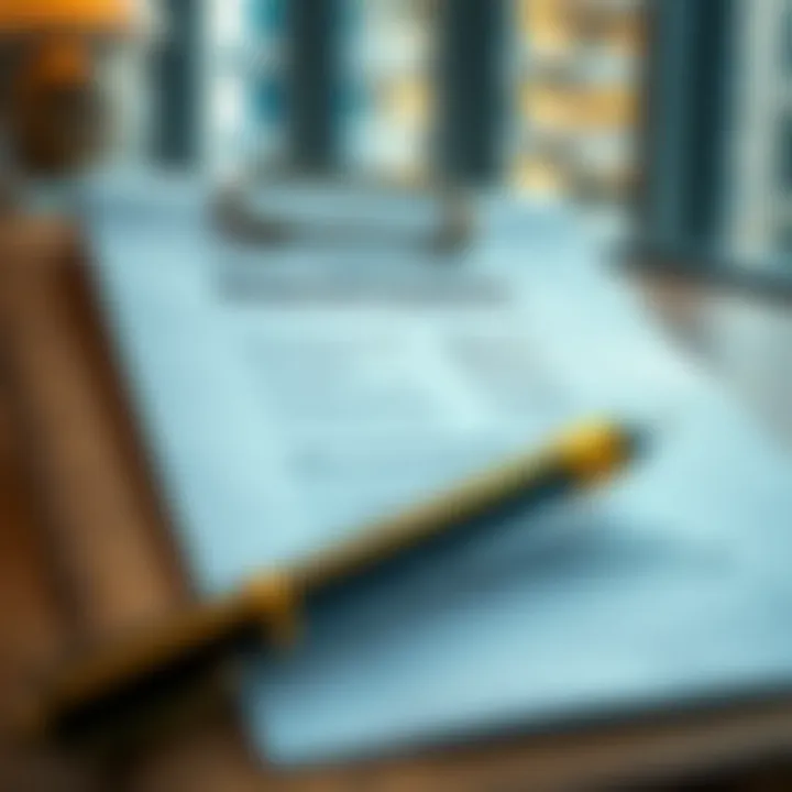 A checklist with essential documents required for the application