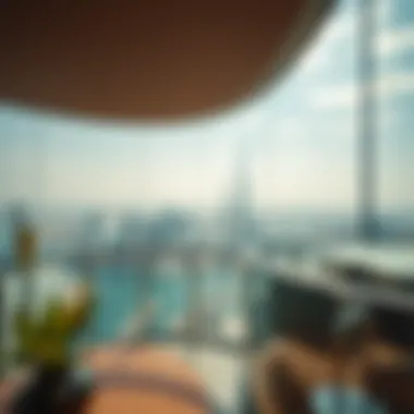 Breathtaking Skyline Perspective Panoramic skyline view from Address Residences Dubai Opera Tower 2