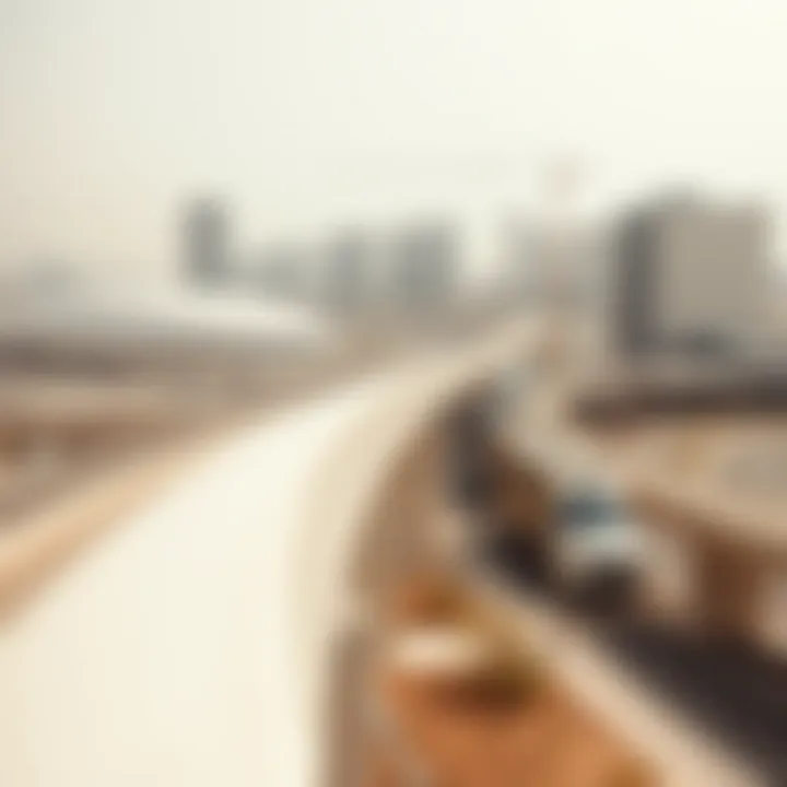 Infrastructure development in Al Falah New Area