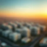 Aerial view of Al Fardan Real Estate developments in Dubai