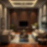 Spacious family room interior in Al Khail Gate