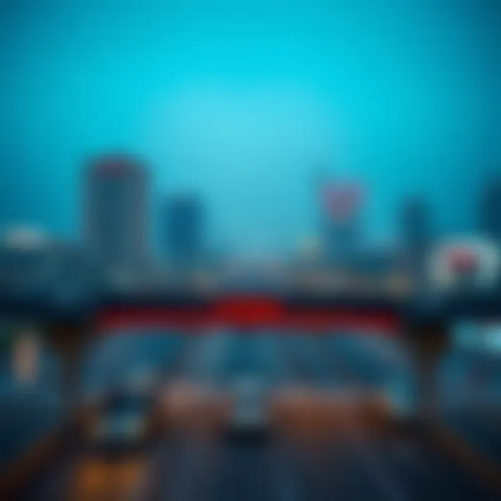 Urban landscape surrounding Al Nahda Metro Station illustrating connectivity