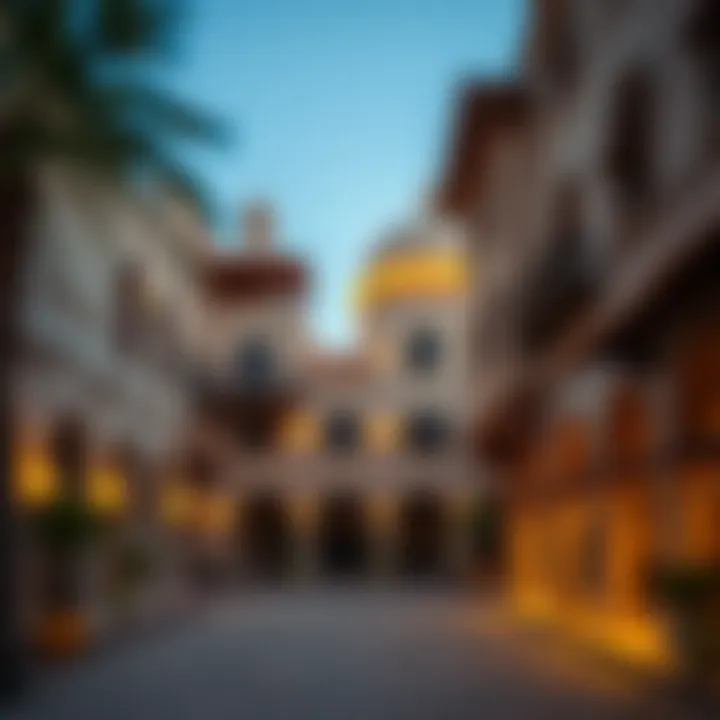 Traditional Architecture of Al Seef Traditional Emirati architecture showcased in Al Seef