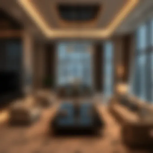 Luxurious interiors showcasing modern design