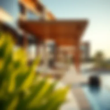 Elegant outdoor amenities and lush landscapes