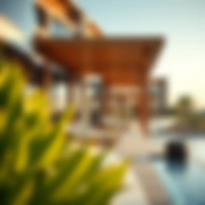 Elegant outdoor amenities and lush landscapes
