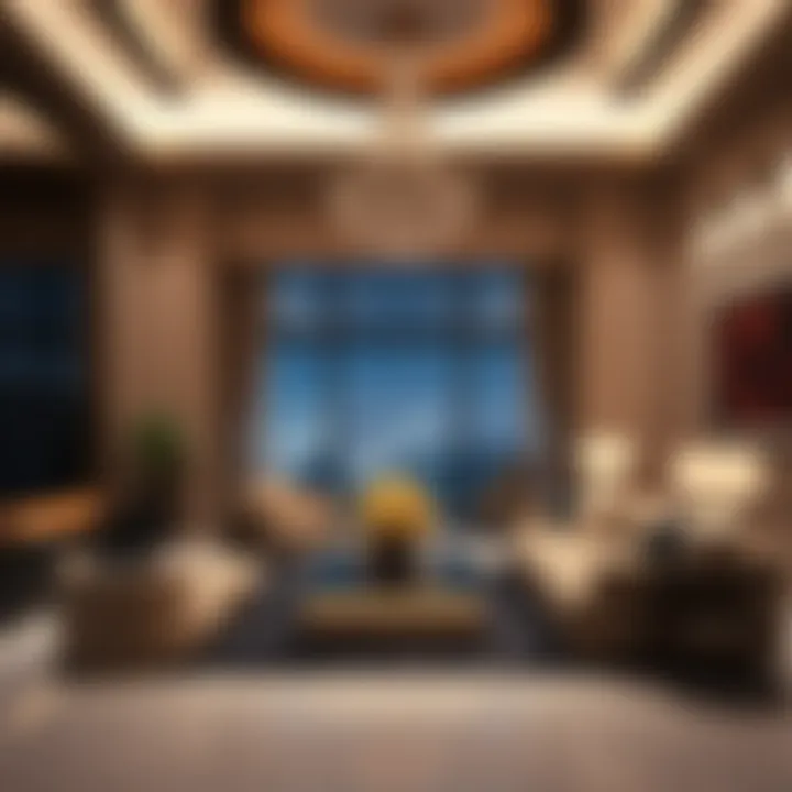 Elegant interiors showcasing luxury living