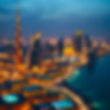 Stunning skyline view of Dubai featuring Binghatti properties