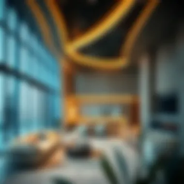 Modern interior design of a Binghatti residence