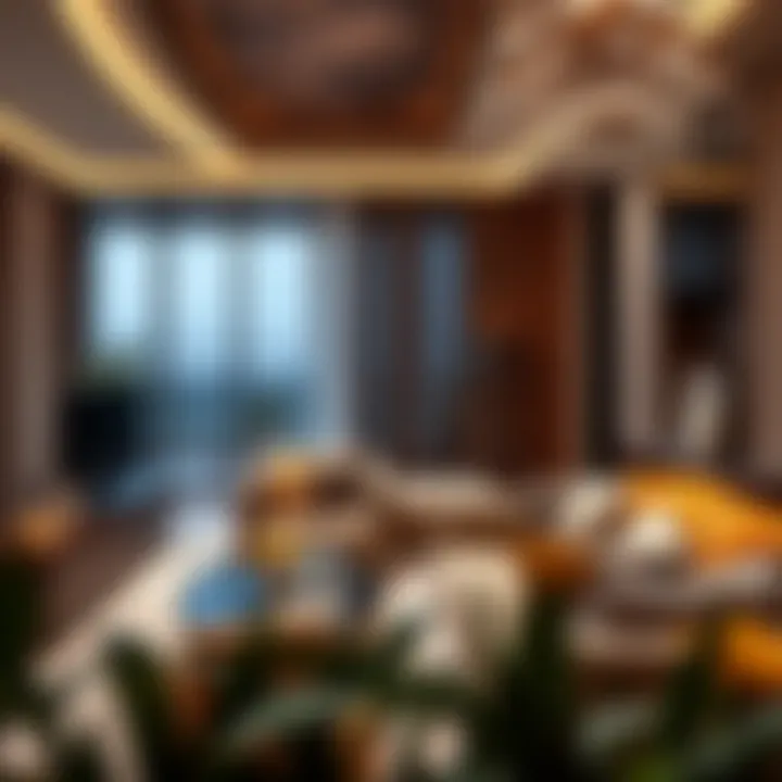 Luxurious Living Spaces at Binghatti Venus Luxurious interior of a residence in Binghatti Venus