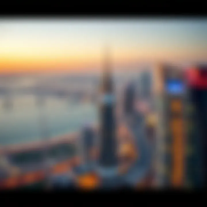 Breathtaking Skyline Views from Binghatti Venus Stunning skyline view from Binghatti Venus