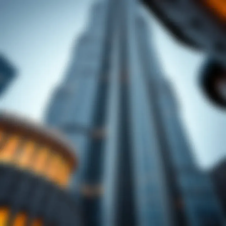 Architectural details of Burj Khalifa