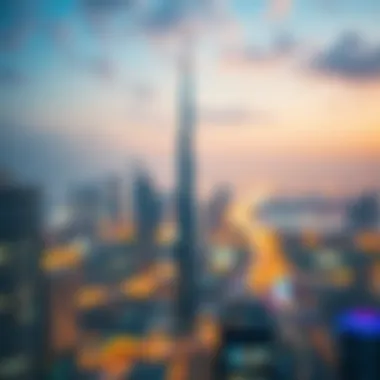 Dubai's Dynamic Skyline Overview of Dubai's vibrant skyline