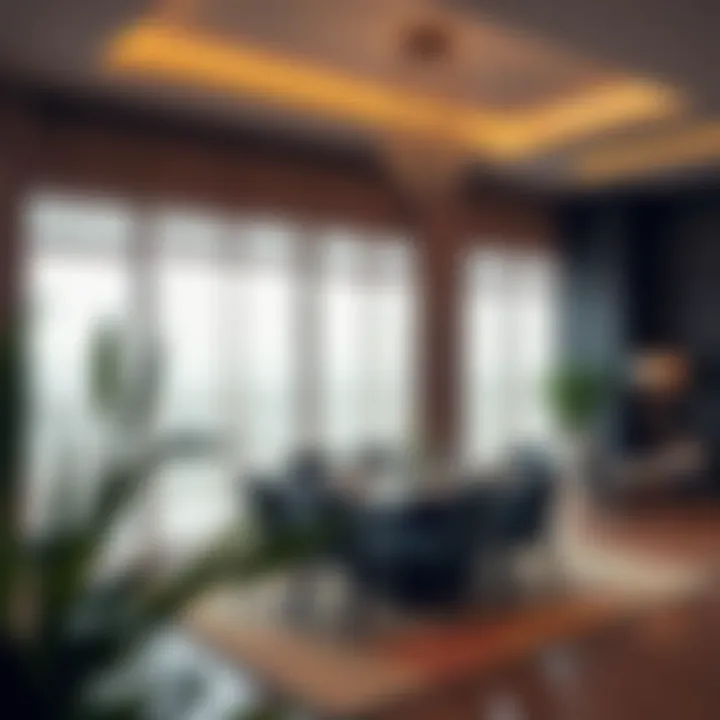 Elegant dining area showcasing modern design