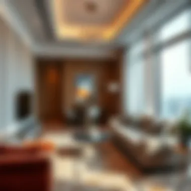 Cozy Living Space in Studio Flat Cozy living space of a studio flat with stylish amenities