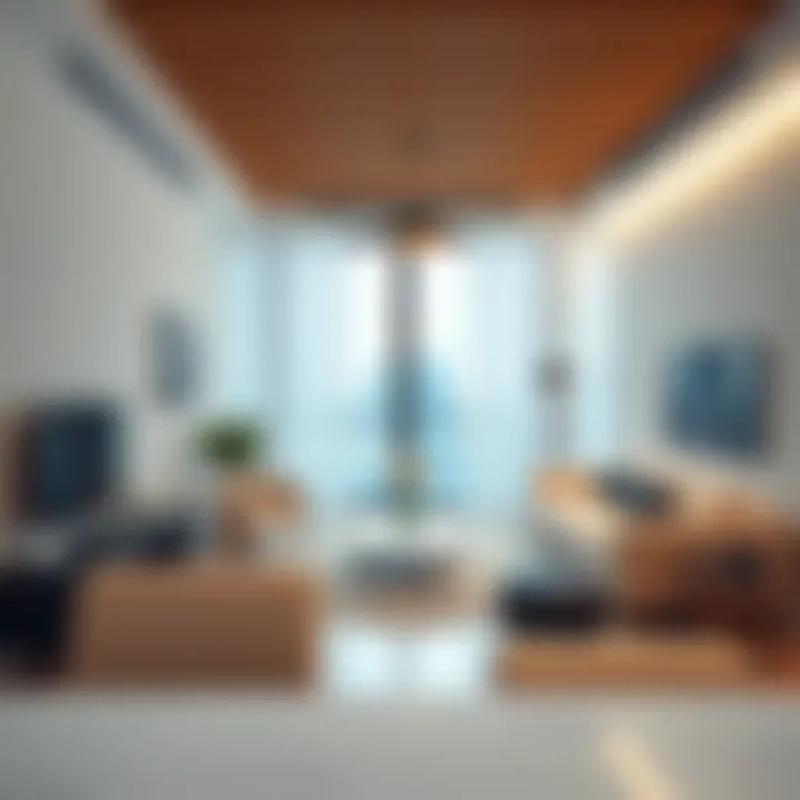 Modern Studio Flat Interior Modern studio flat interior showcasing elegant design