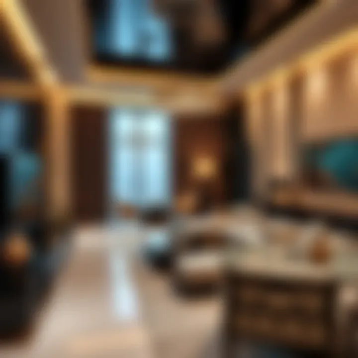 Luxurious Interior Design of Coral Tower Luxurious interior of a residential unit within Coral Tower