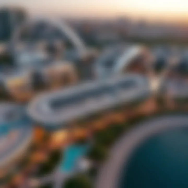 A stunning aerial view of Creek Vistas Sobha showcasing its modern architecture