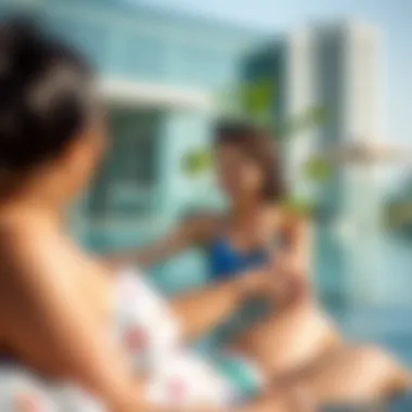 Resident Experience at Damac Vera Residences Resident enjoying the facilities at Damac Vera Residences