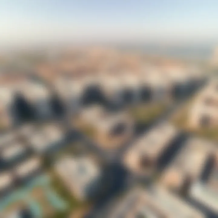 Aerial Impact of Dera City Center on Dubai Aerial view of Dera City Center's impact on the surrounding area