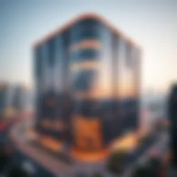 Panoramic view of Diamond Business Center 2 showcasing its modern architectural design