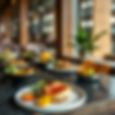 Gourmet Delights Featuring Local Ingredients Gourmet dishes beautifully plated with local ingredients