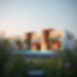 Architectural rendering of Elan Tilal Al Ghaf community showcasing modern design