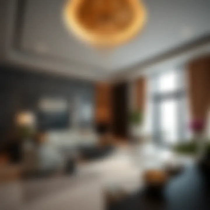 Luxury Interior Design of Al Fahad Tower 1 Interior design elements highlighting luxury and modern aesthetics within Al Fahad Tower 1