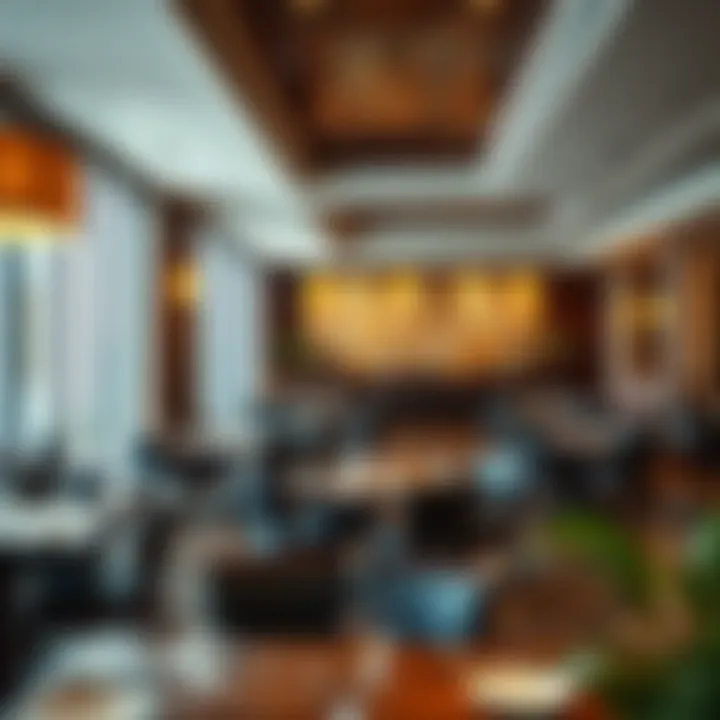 Contemporary Indian Dining Experience An elegant dining setting showcasing contemporary Indian cuisine with a modern twist.
