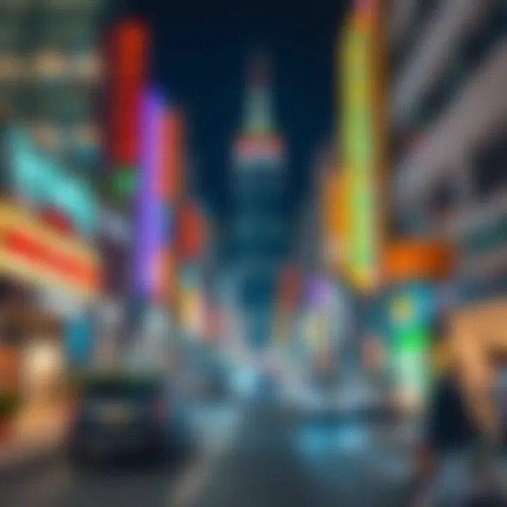 Vibrant Street View of Deira Vibrant street view of Deira