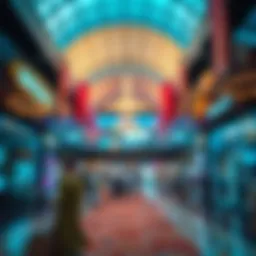 Vibrant atmosphere inside an affordable mall in Dubai