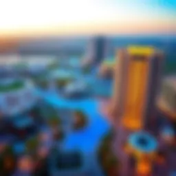 A panoramic view of Al Maya Dubai showcasing modern architecture.