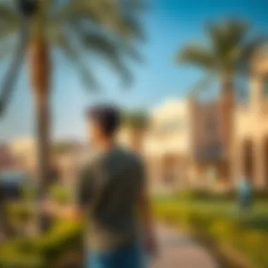 Vibrant community life in Al Shamka with parks and leisure areas