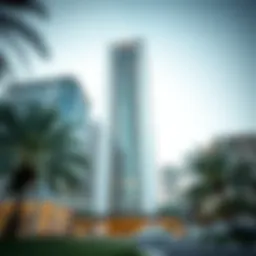 Exterior view of Al Yasmeen Building showcasing modern architecture