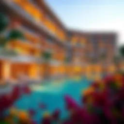 Architectural marvel of Avani The Palm showcasing its modern design