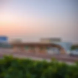 Stunning view of Al Nahda Metro Station