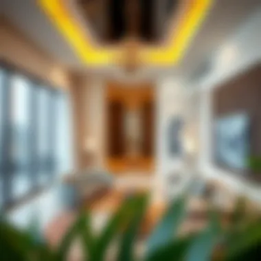 Interior of a Stylish Apartment in Dubai Interior of a stylish apartment showcasing modern design