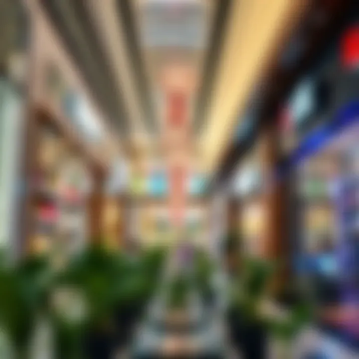 Diverse Retail Experience at Central Mall A vibrant interior showcasing diverse retail options