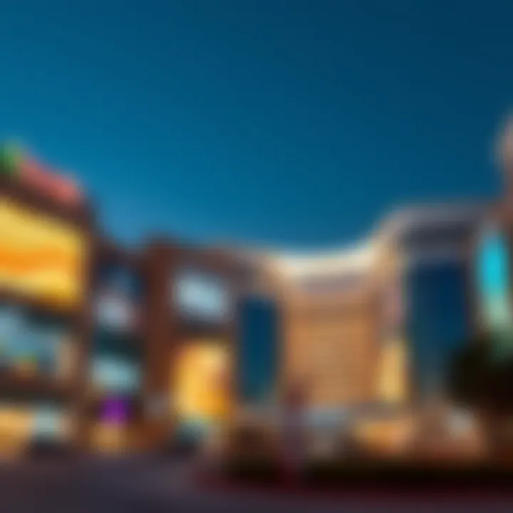 Strategic Location of Central Mall in Khalifa City An overview highlighting the strategic location of Central Mall