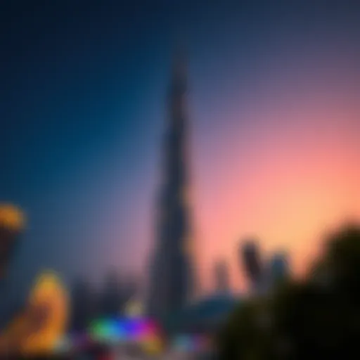 Burj Khalifa: The Iconic Skyward Marvel Breathtaking view of Burj Khalifa at sunset