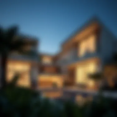 Luxury Living in Dubai Luxurious residential property with modern architecture in Dubai