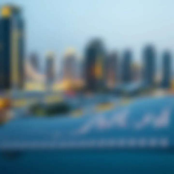 Chart displaying market trends in Dubai's real estate sector