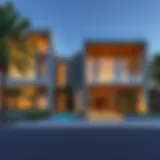 Exterior view of استديو العوضي جميرا showcasing modern architecture