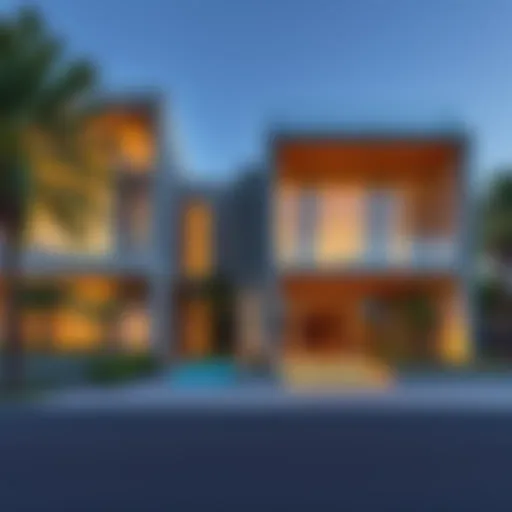 Exterior view of استديو العوضي جميرا showcasing modern architecture