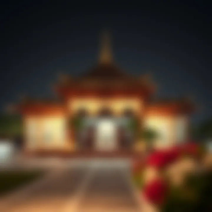 Cultural Pavilion in الحديقة العالمية دبي Cultural pavilion displaying diverse heritage within الحديقة العالمية دبي