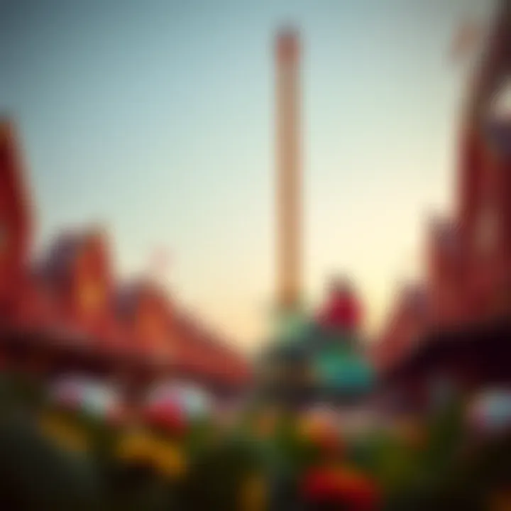 Thrilling rides and attractions for visitors