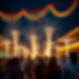 Traditional Emirati celebrations during a holiday.