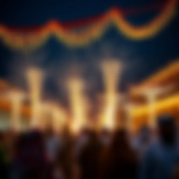 Emirati Celebrations Traditional Emirati celebrations during a holiday.