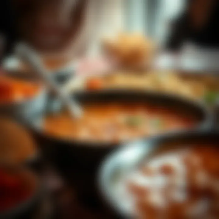 Lentil Soup: A Staple of Iftar Gatherings A close-up of a bowl of lentil soup served at iftar