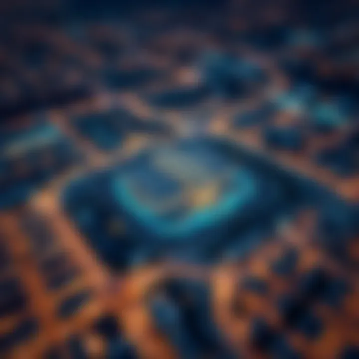 Aerial view of جريليا مول in relation to surrounding neighborhoods